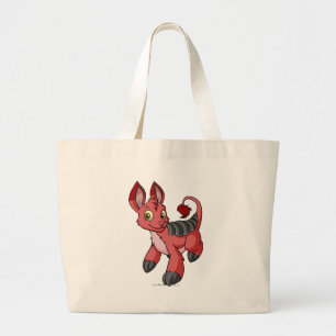 Bori Red Large Tote Bag