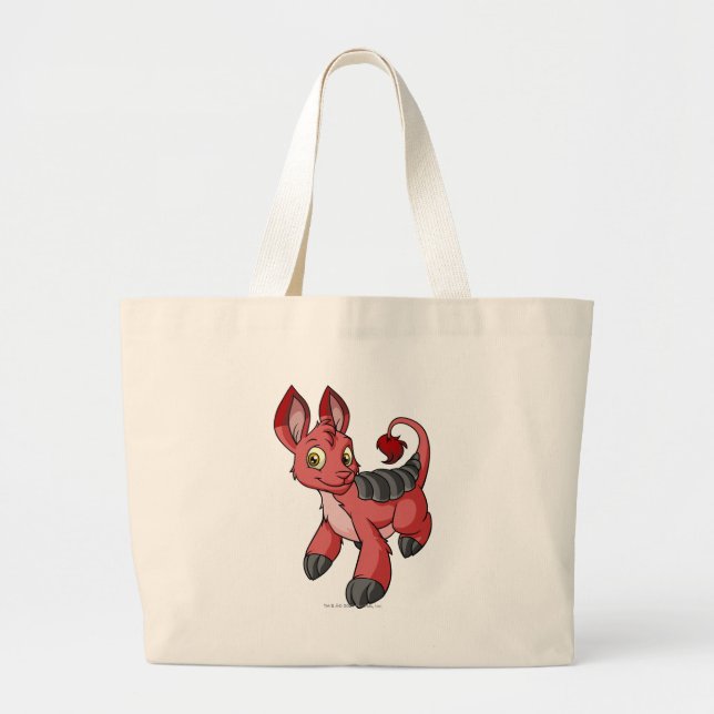 Bori Red Large Tote Bag (Front)