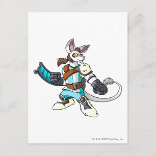 Bori Terror Mountain Player Postcard