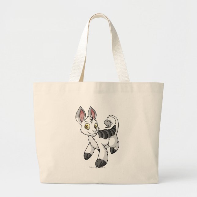 Bori White Large Tote Bag (Front)