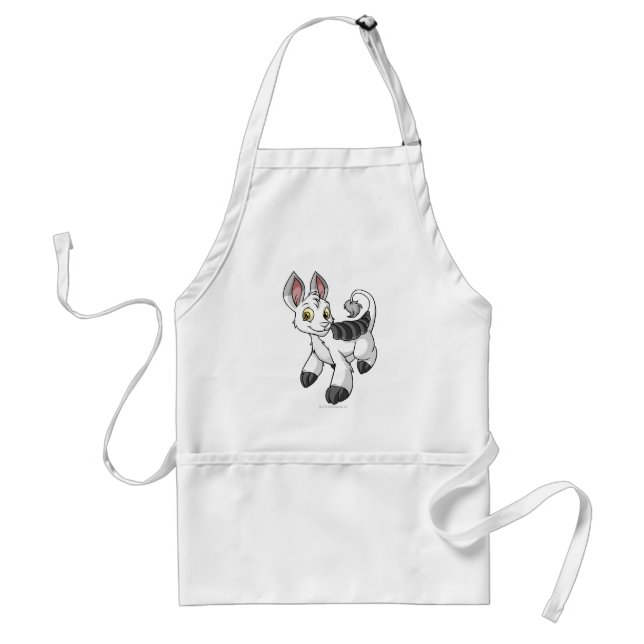 Bori White Standard Apron (Front)