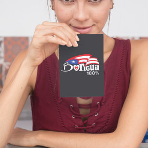 Boricua 100%  Puerto Rico Holiday Card