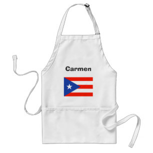 Boricua Banderas Puerto Rican Flag 4Carmen Standard Apron