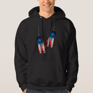 Boricua Boxers Boxing Fans Gloves Puerto Rico Fla Hoodie
