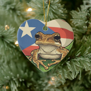 Boricua Ceramic Tree Decoration