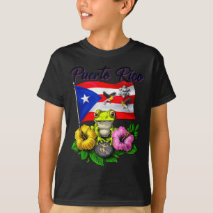Boricua Coqui Frog Taino Puerto Rico Puerto Rican T-Shirt
