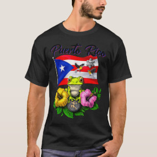 Boricua Coqui Frog Taino Puerto Rico Puerto Rican T-Shirt