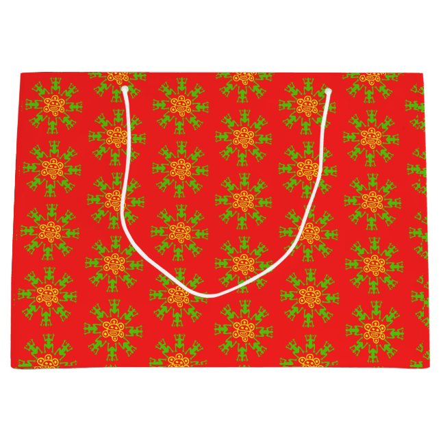Boricua Coqui Sun Christmas gift bag (Front)