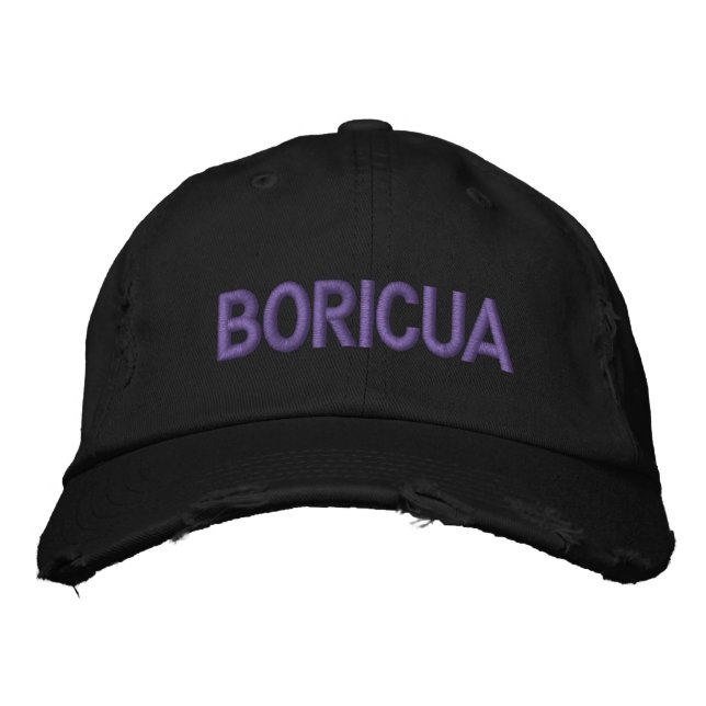 Boricua Embroidered Hat (Front)