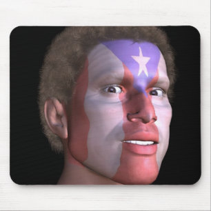 Boricua Face Mousepad