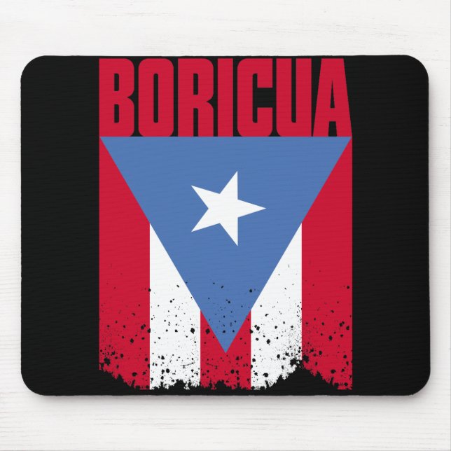 Boricua Flag Mouse Mat (Front)