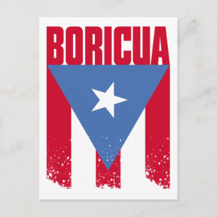 Boricua Flag Postcard
