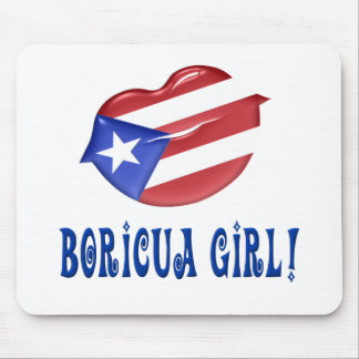 Boricua Girl Mouse Mat