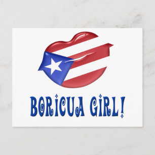 Boricua Girl Postcard
