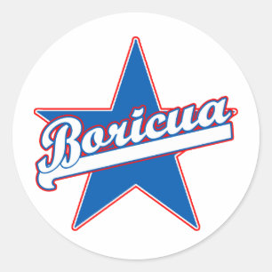 Boricua Products and T shirts Classic Round Sticker