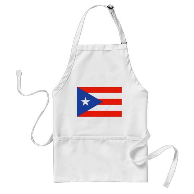 Boricua Puerto Rican Flag Banderas 4Juan Standard Apron (Front)