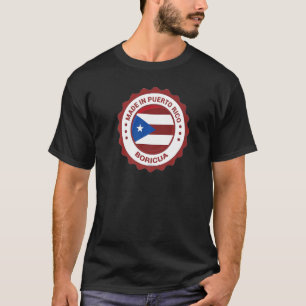 Boricua Puerto Rico Flag by ASJ T-Shirt