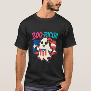 Boricua Puerto Rico Halloween Outfit Boo-ricua 1 T-Shirt