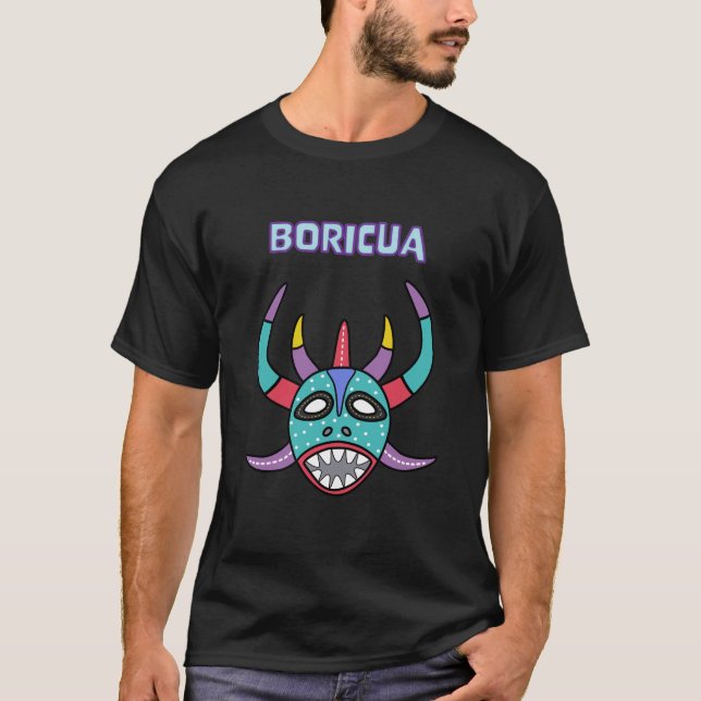 Boricua Vejigante T-Shirt (Front)