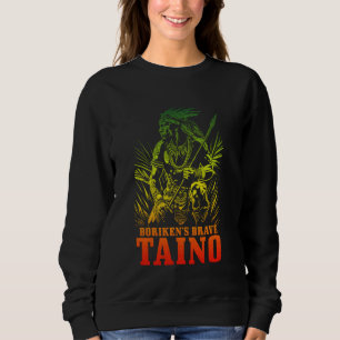 Boriken's Brave Taino Warrior Sweatshirt