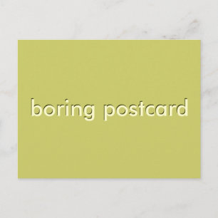 boring postcard