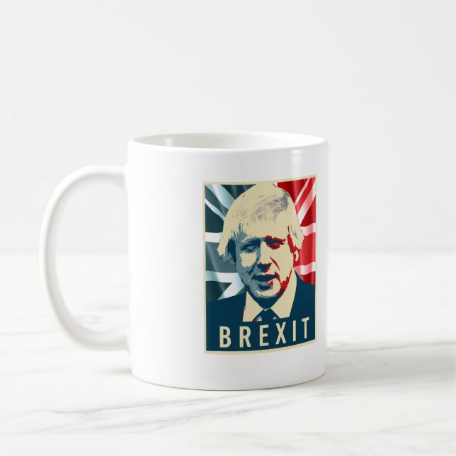 Boris Johnson Brexit Poster - - Coffee Mug (Left)