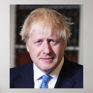 BORIS JOHNSON BRITISH PRIME MINISTER POSTER