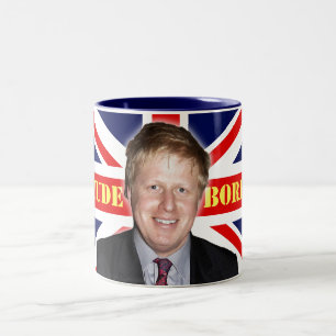 Boris Johnson DUDE Two-Tone Coffee Mug