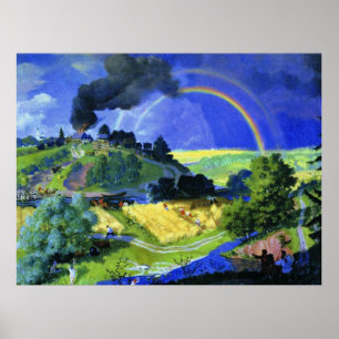 Boris Kustodiev, After the Storm, Poster