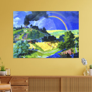 Boris Kustodiev artwork, After the Storm, Canvas Print