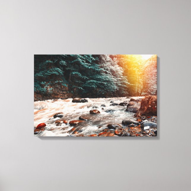 Borjomi creek canvas print (Front)