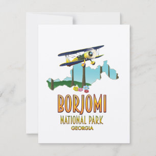 Borjomi National Park Georgia map