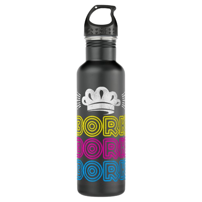 Bork Bork Bork Funny Swedish Chef  710 Ml Water Bottle (Front)