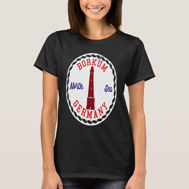 Borkum Germany North Sea T-Shirt (Front)