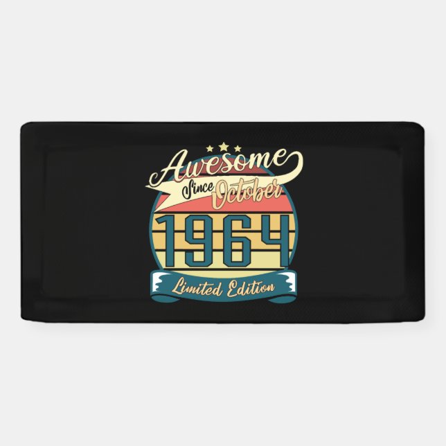 Born 1964 October Limited Banner (Horizontal)