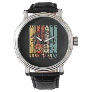 Born 1984 October Retro Lion Watch