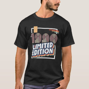 Born 1990 Gift Vintage Retro Limited Edition Birth T-Shirt