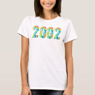 Born 2002 Birthday Party Multi-coloured Tie Dye T-Shirt