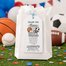 Born 2 Ball Sports Themed Boy 2nd Birthday Party