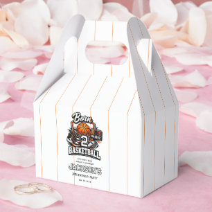 Born 2 Basketball   Sports Themed 2nd Birthday Favour Box