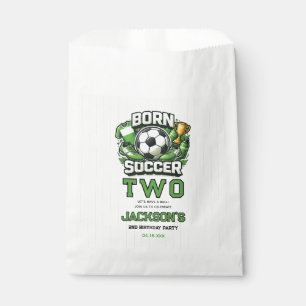 Born 2 Soccer Sports Themed Boy 2nd Birthday Party Favour Bags