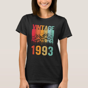Born 30th Bday Mens Vintage 1993 30 Year Old Birth T-Shirt