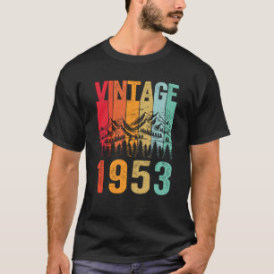 Born 70th Bday Mens Vintage 1953 70 Year Old Birth T-Shirt