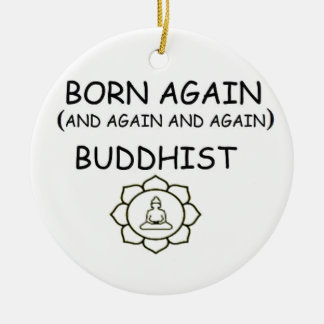 Born Again Buddhist Ceramic Tree Decoration