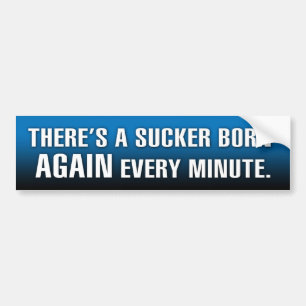 Born Again Bumper Sticker