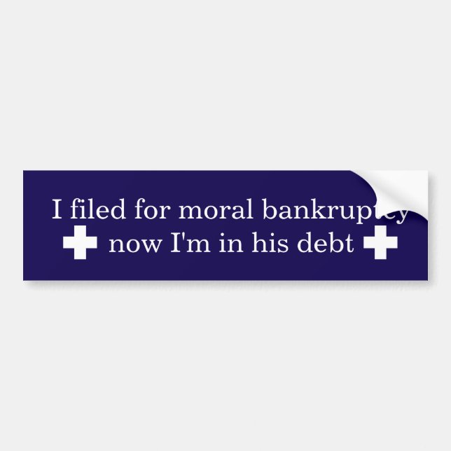 Born again Christian Bumper Sticker (Front)