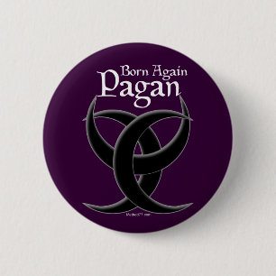 Born Again Pagan Button