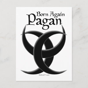 Born Again Pagan Postcard