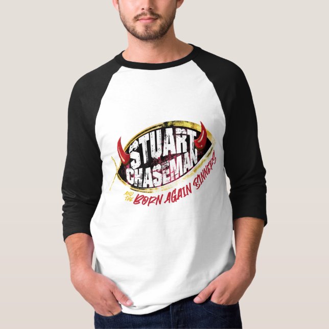 Born Again Sinners Jersey T-Shirt (Front)