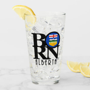 BORN Alberta Canada Glass